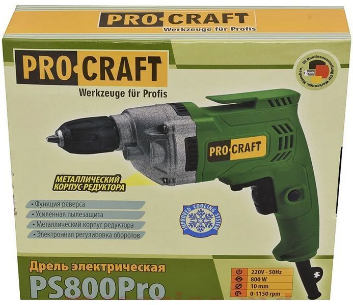 Дрель Procraft PS800Pro 000010180 фото