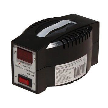 Стабілізатор напруги 300 Вт Luxeon AVR-500D чорний 000012526 фото