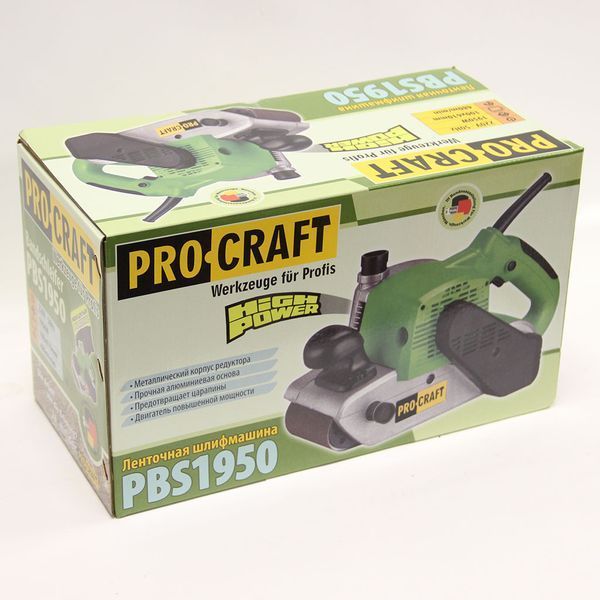 Стрічкова шліфувальна машина Procraft PBS-1950 000007438 фото