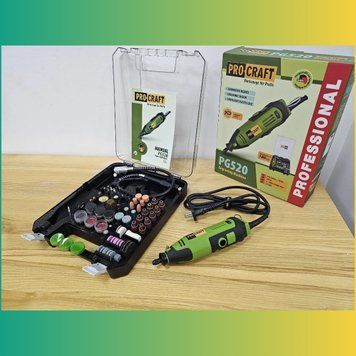 Гравер з насадками 189 од в кейсі Procraft PG-520 000016675 фото
