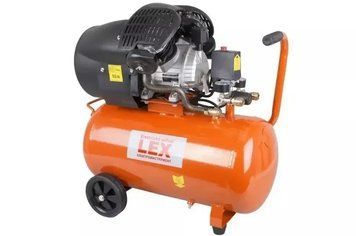 Компресор двоциліндровий 3.3 кВт, 430 л/хв, 220 В Lex LXC50V 000018246 фото