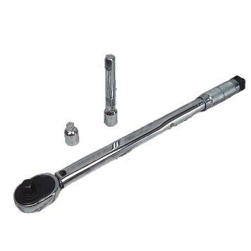 Динамометричний ключ (1/2", 28-210 Н*м) MIOL 58-322 з подовжувачем та перехідником 000002293 фото