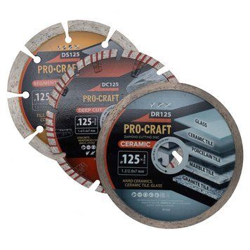 Диски алмазные 125 мм бетон / плитка / гранит Procraft DS3.125 000018810 фото