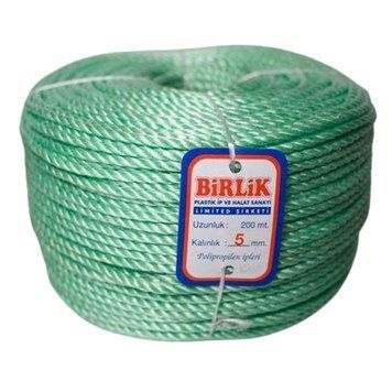 Канат полипропиленовый 5 мм, 200 м в бухте Birlik (разные цвета) 000012568 фото