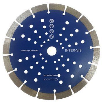 Круг алмазный сегментированный 230&times;3.0&times;22.23 мм Inter-VIS 000013200 фото