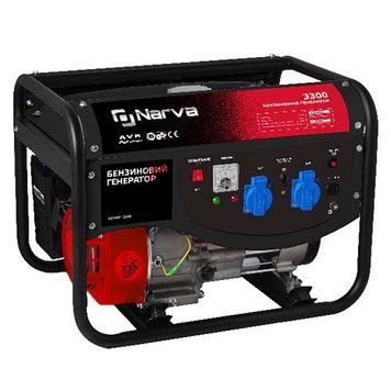 Генератор бензиновый 3.3 кВт Narva NG-3300 (медная обмотка, AVR) 000012589 фото