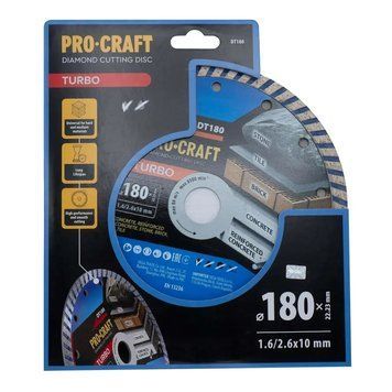 Круг алмазный 180&times;2.6&times;22.23 мм по бетону Procraft DT180 000017966 фото